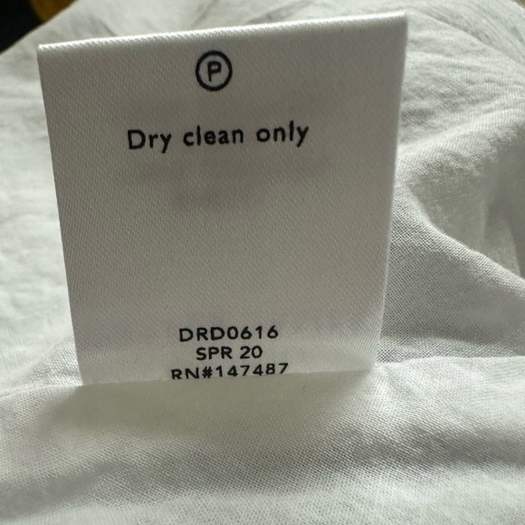 Draper James Embroidered Chambray Sleeveless Love Circle Dress Size 8 - Picture 9 of 9